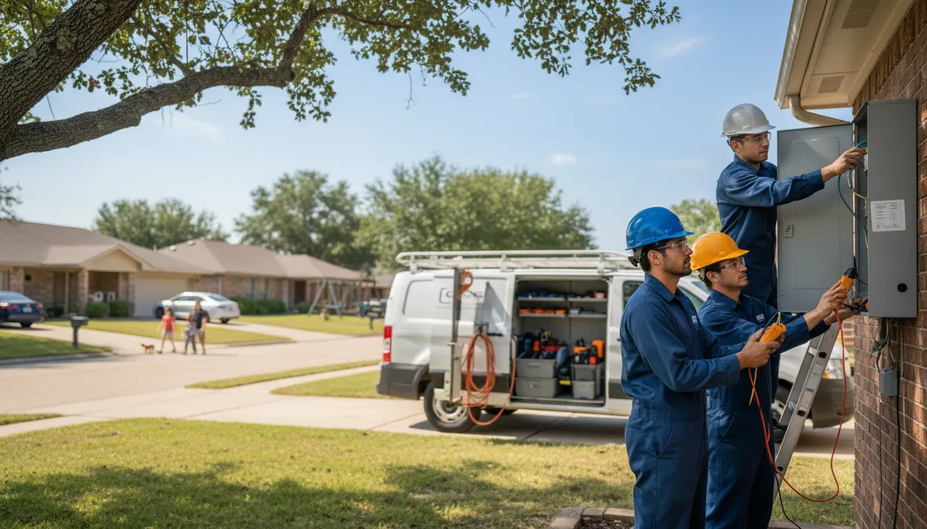 Certified electrician providing emergency electrical services in Washington, KS